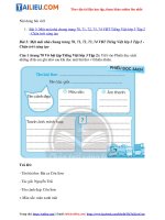 Tải Giải VBT Tiếng Việt lớp 3 Bài 3: Một mái nhà chung trang 70, 71, 72, 73, 74 - Chân trời sáng tạo