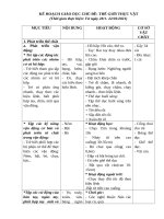 kehoach chu de thuc vat 2 