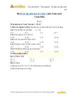 bo de on tap giua hoc ki 2 lop 1 mon toan sach canh dieu 1 