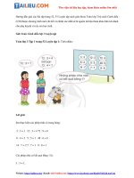 Tải Giải Toán 3 Luyện tập trang 52, 53 Cánh diều