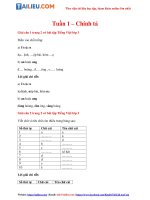 Tải Giải VBT Tiếng Việt 3 Chính tả Tuần 1 trang 2 Tập 1