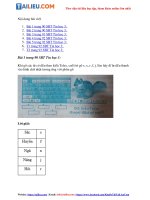 Tải Giải SBT Tin học 3 Bài 7: Ôn tập (đầy đủ nhất)