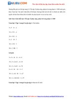 Tải Giải Toán 3 Ôn tập về phép cộng, phép trừ trong phạm vi 1000 trang 8, 9 Cánh diều