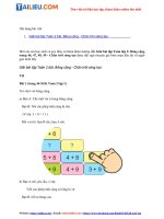 Tải Giải sách giáo khoa Toán lớp 2 Bài: Bảng cộng trang 46, 47, 48, 49 - sách Chân trời sáng tạo