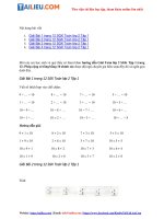 Tải Giải Toán lớp 2 trang 12 SGK Tập 1: Phép cộng có tổng bằng 10 đầy đủ