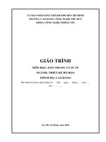 Giáo trình kỹ thuật dàn trang và in ấn Thiết kế đồ họa