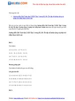 Tải Giải Toán lớp 2 trang 83, 84 SGK Tập 1: Ôn tập về phép cộng và phép trừ (tiếp theo) đầy đủ