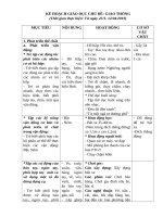 kehoach chu de GIAO THONG 2 