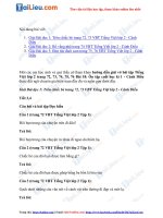 Tải Giải vở bài tập Tiếng Việt 2 trang 72, 73, 74, 75, 76 Bài 18: Ôn tập cuối học kì 1 - Cánh Diều