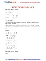 Tải Giải Toán lớp 4 Luyện tập trang 136 - Bài 1, 2, 3, 4