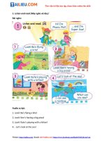 Tải Giải Review 1 Tiếng Anh lớp 2 Kết nối tri thức