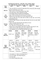 TUẦN 26   cây LƯƠNG THỰC 
