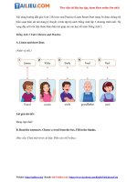 Tải Tiếng Anh lớp 3 Unit 2 Review and Practice trang 36 iLearn Smart Start