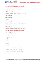 Tải Giải VBT toán lớp 4 trang 7 tập 1 bài 1, 2, 3, 4 đầy đủ