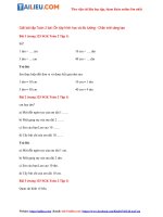 Tải Giải sách giáo khoa Toán lớp 2 Bài: Ôn tập hình học và đo lường trang 125, 126 - sách Chân trời...