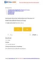 Tải Giải SBT Tiếng Anh 3 Unit 9: What colour is it?