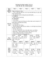 TUẦN 4  bé yêu NGHỀ bộ đội 