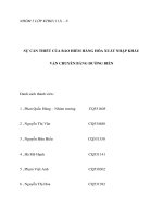 Sự cần thiết của bảo hiểm hàng hóa xuất nhập khẩu vận chuyển bằng đường biển 