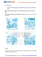 Tải Giải VBT Tiếng Việt lớp 3 Bài 23: Hai Bà Trưng trang 53, 54 - Kết nối tri thức