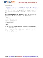 Tải Giải VBT Tiếng Việt lớp 3 Bài 7: Mùa hè lấp lánh trang 16, 17 - Kết nối tri thức