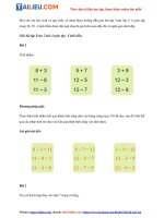 Tải Giải sách giáo khoa Toán lớp 2 Bài: Luyện tập trang 38, 39 - sách Cánh Diều