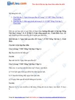 Tải Giải vở bài tập Tiếng Việt 2 trang 7, 8, 9, 10 Bài 2: Thời gian của em - Cánh Diều