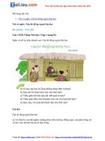 Tải Giải nói và nghe: Cậu bé đứng ngoài lớp học trang 92, 93 Tiếng Việt 2 Tập 1 sách Cánh Diều