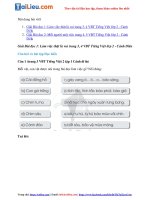 Tải Giải vở bài tập Tiếng Việt 2 trang 3, 4, 5, 6 Bài 1: Cuộc sống quanh em - Cánh Diều