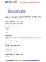 Tải Giải Toán lớp 2 trang 112 SGK Tập 2: Số bị chia - Số chia - Thương đầy đủ