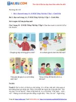 Tải Giải Tiếng Việt 3 Cánh Diều Tập 1 Bài 1: Bạn mới trang 14, 15