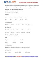 Tải Giải sách giáo khoa Toán lớp 2 Bài: Bảng nhân 5 trang 13 - sách Cánh Diều