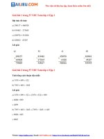 Tải Giải VBT Toán lớp 4 trang 57, 58 Tập 1 bài 1, 2, 3, 4  đầy đủ