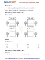 Tải Giải VBT Toán lớp 1 Tập 2 trang 65, 66 Bài 70: Bài kiểm tra số 4 - Cánh Diều