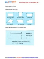 Tải Tổng hợp lý thuyết Toán lớp 2: Ôn tập về hình học (đầy đủ)