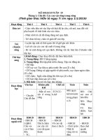 Giáo án chủ đề động vật sống trong rừng 
