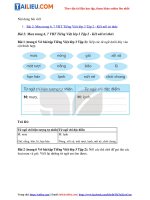 Tải Giải VBT Tiếng Việt lớp 3 Bài 2: Mưa trang 6, 7 Kết nối tri thức