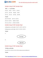 Tải Giải VBT Toán lớp 4 trang 11 Tập 1 bài 1, 2,  3, 4, 5 đầy đủ