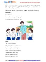 Tải Giải sách giáo khoa Tiếng Việt lớp 2 Bài 1: Bàn tay dịu dàng trang 98, 99, 100 - Chân Trời Sáng...