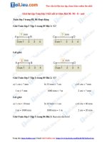 Tải Giải Toán 3 Bài 30: Mi - li - mét trang 85, 86 Kết nối tri thức