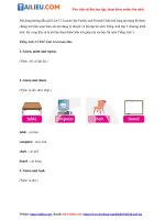 Tải Tiếng Anh lớp 3 Unit 12 Lesson One trang 88 Family and Friends Chân trời sáng tạo