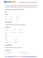 Tải Giải sách giáo khoa Toán lớp 2 Bài: Luyện tập chung trang 28 - sách Cánh Diều