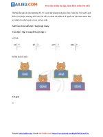 Tải Giải Toán 3 Luyện tập chung trang 80, 81 Cánh diều