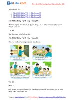 Tải Giải nói và nghe: Kể chuyện đã học Chậu hoa trang 53, 54 Tiếng Việt 2 Tập 1 sách Cánh Diều