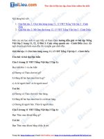 Tải Giải vở bài tập Tiếng Việt 2 trang 11, 12, 13 Bài 3: Bạn bè của em - Cánh Diều