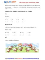 Tải Giải sách giáo khoa Toán lớp 2 Bài: Bảng trừ (có nhớ) trong phạm vi 20 trang 36, 37 - sách Cánh...