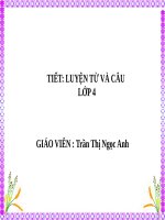 Luyện từ câu Thêm trạng ngữ nơi chốn cho câu