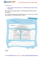 Tải Giải VBT Tiếng Việt lớp 3 Bài 1: Chiếc áo của hoa đào trang 6, 7, 8 - Chân trời sáng tạo