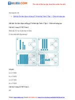 Tải Giải vở bài tập Toán lớp 2 Tập 1 trang 22: Em làm được những gì? - sách Chân trời sáng tạo