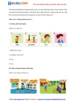 Tải Tiếng Anh lớp 3 Getting Started Lesson 3 trang 7 iLearn Smart Start