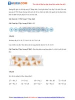 Tải Giải Toán 3 Bảng nhân 9 trang 67 Chân trời sáng tạo